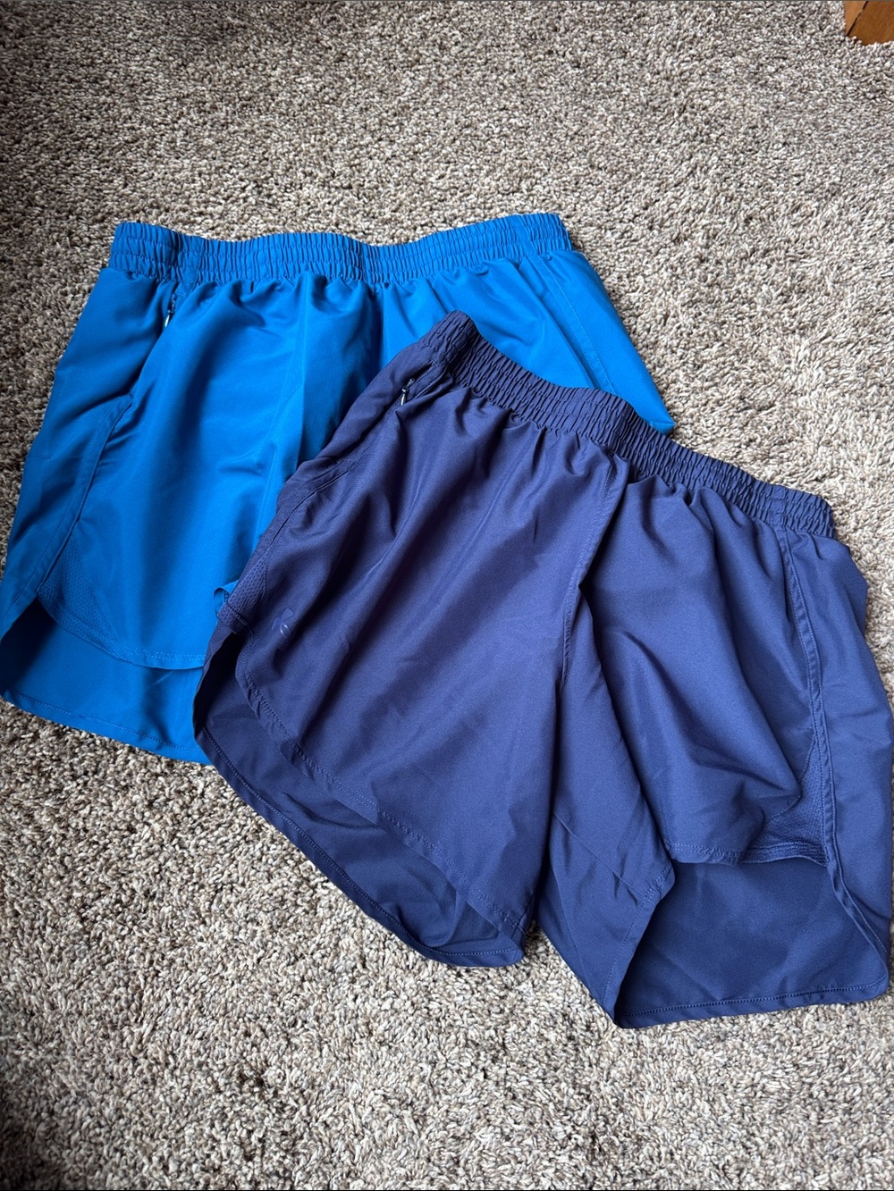 Under Armour Athletic Shorts in Teal and Navy